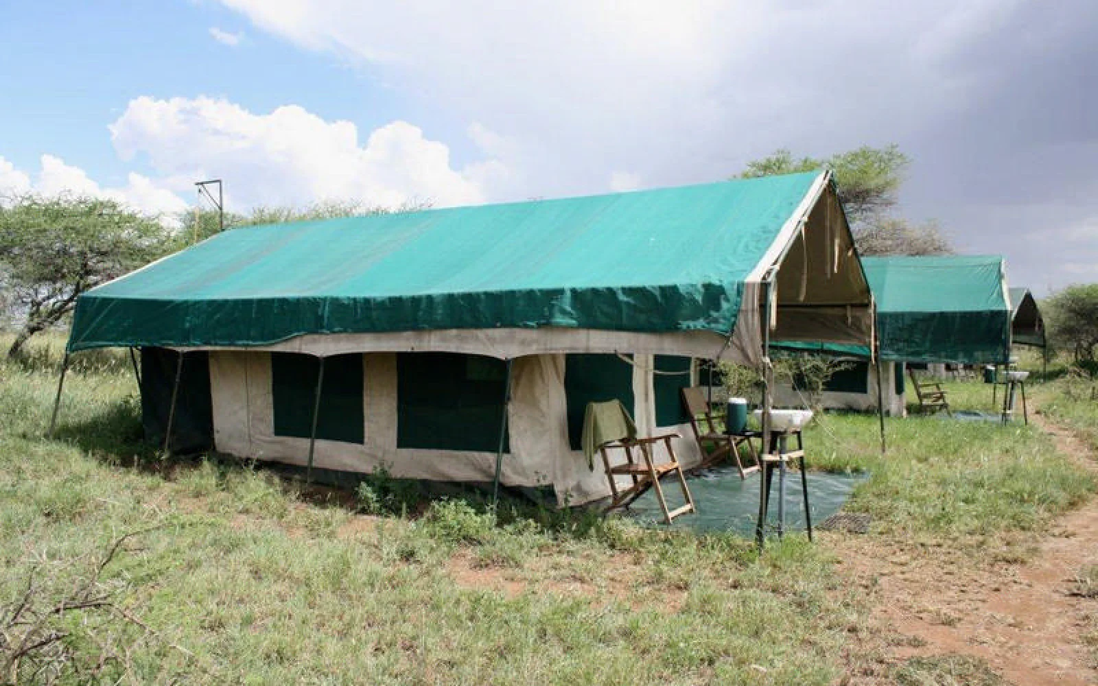 ...in einem Tented Camps oder Lodges