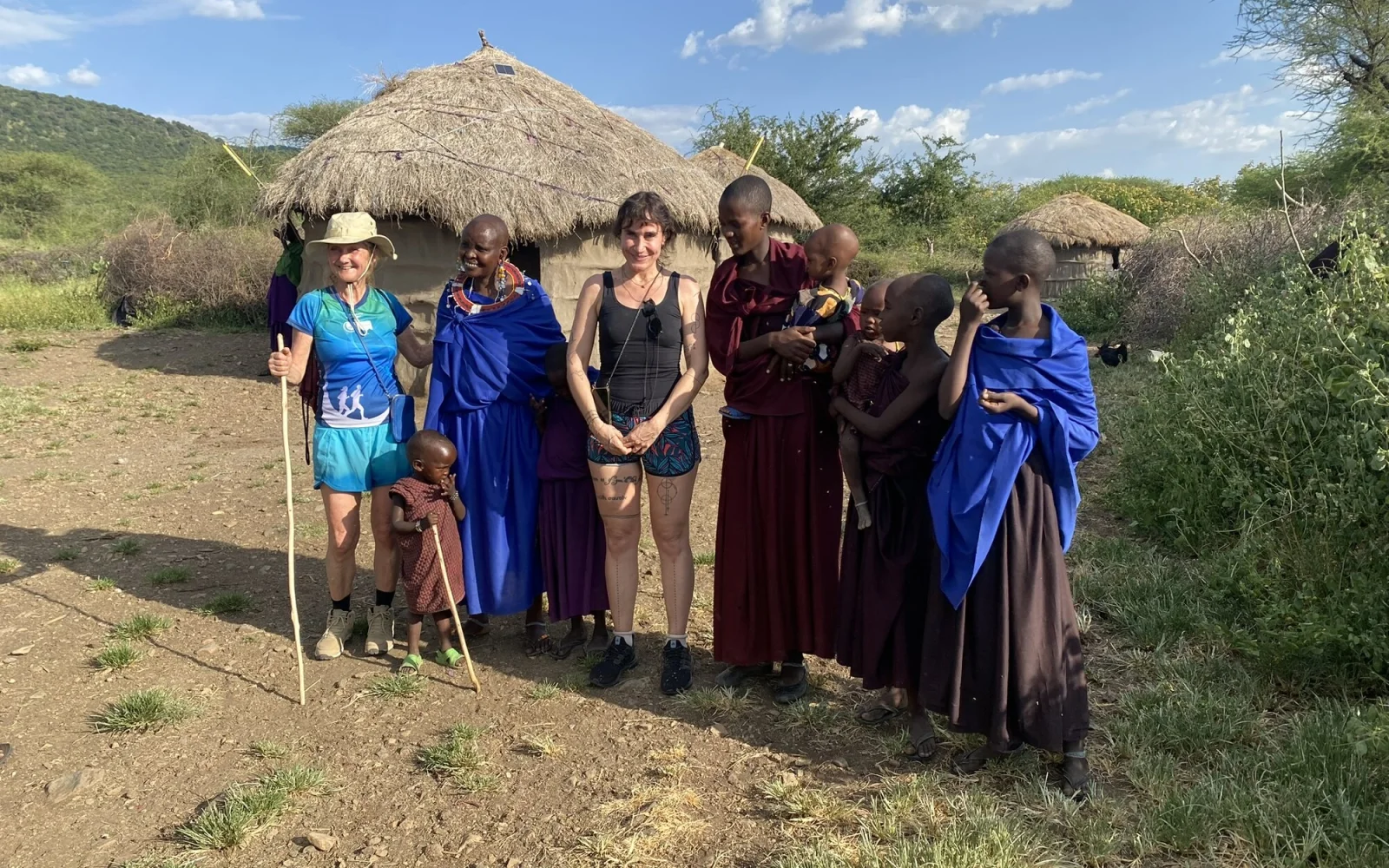 Bei Besuch eines Massai-Dorfs wird über deren Bräuche gelernt