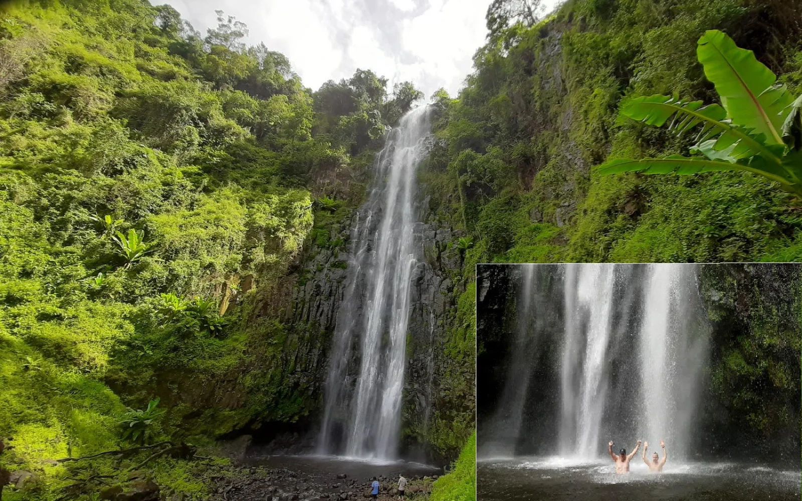 Wanderung zum Materuni-Wasserfall - perfekt zum Ankommen & Einstimmen auf den Kili Marathon!