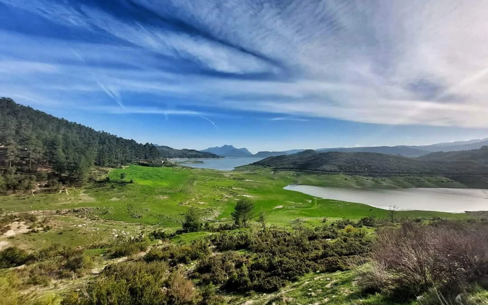 Fernblick von der Bergpension