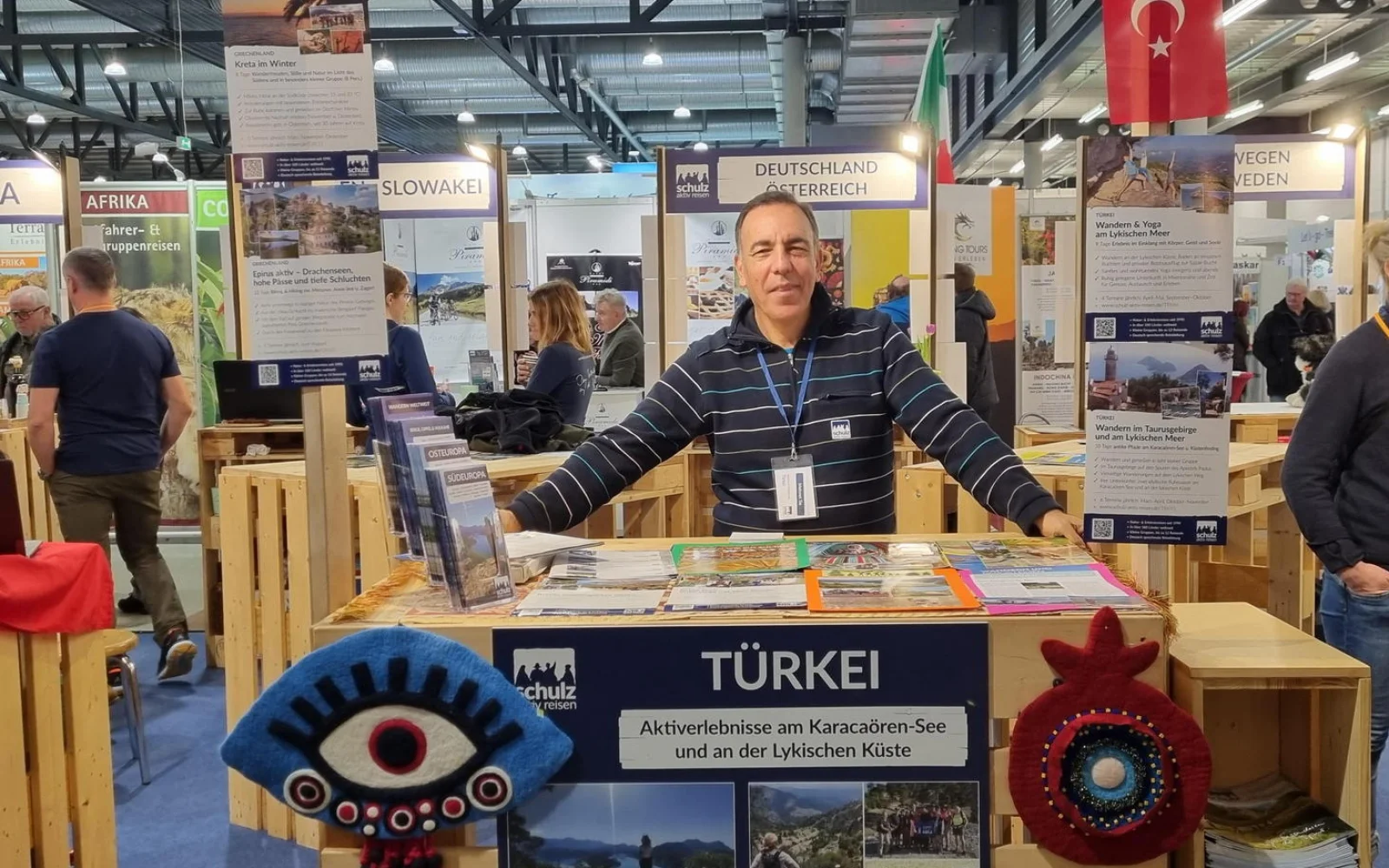Reisemesse Dresden - Unser Reiseleiter Mehmet freut sich auf Ihren Besuch!