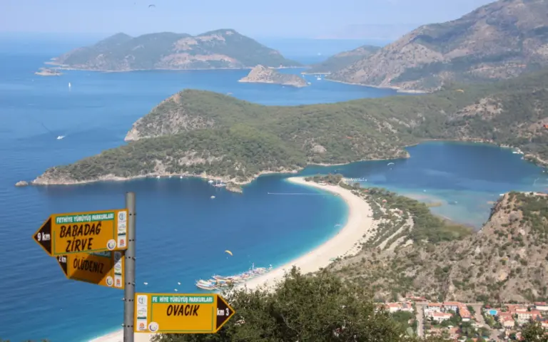 Blick auf die Lagune von Ölündeniz Blick auf die Lagune von Ölündeniz