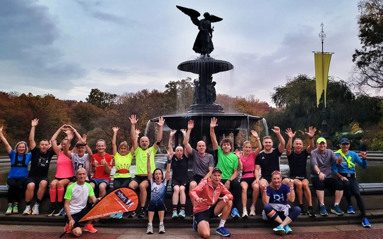 Bestes Warm up bei unserem Morgenläufchen im Central Park