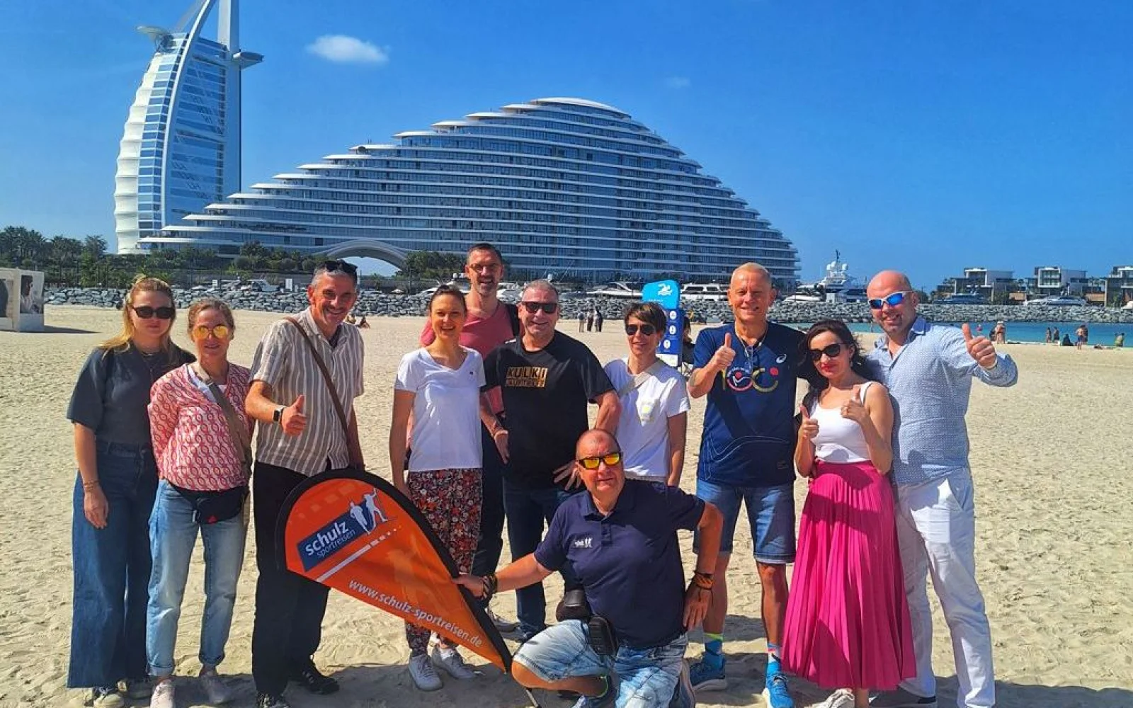 Teamspirit trifft Traumkulisse - Burj Al Arab, wir werden dort sein