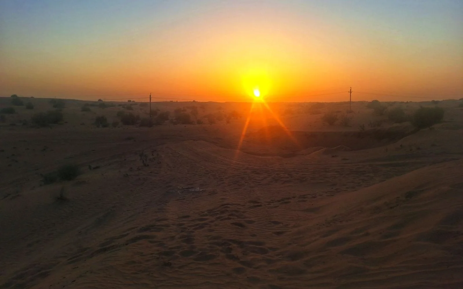 Verloren in der Weite der Wüste - auch Dubais endlose Sandmeere erkunden